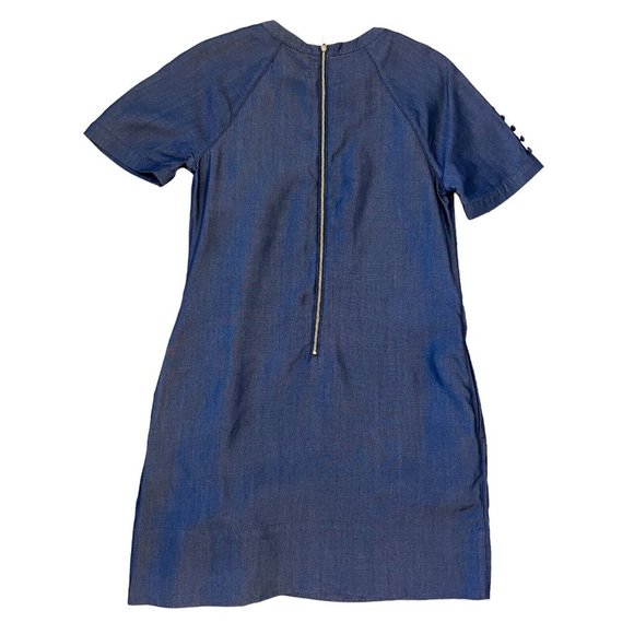 Ted Baker London Shift Dress Navy Blue Size Ted 1 US 4 Retail $295 - Picture 2 of 15